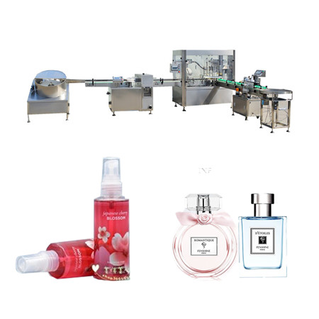 Zařízení na plnění lahviček Automatický stroj na plnění skleněných lahví s pryžovou zátkou a uzávěrem