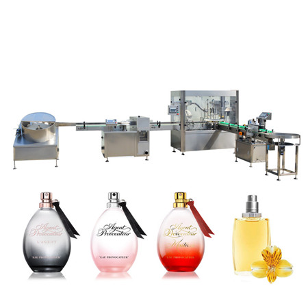 Výrobní cena rotačního automatického plnění a uzavírání lahví