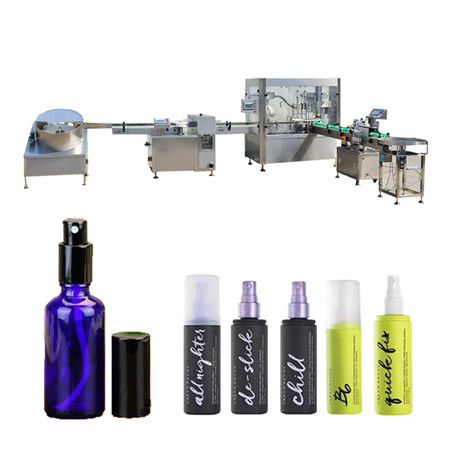 Malá automatická parfémová kosmetická plnička lahví z esenciálního oleje