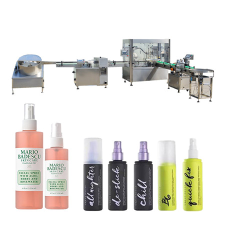 automatické stroje na plnění parfémů Etiketovací stroje na plnění skleněných lahví o objemu 20 ml
