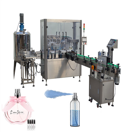 Automatický stroj na plnění lahví Skleněná lahev s pryžovým uzávěrem skleněná trubička se strojem na plnění hliníkovým uzávěrem