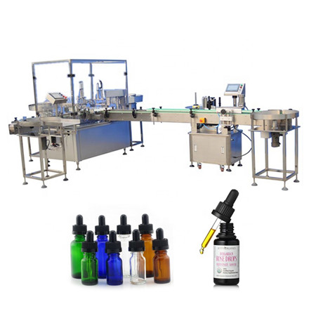 Výrobní linka na plnění kapalinou JB-YG4 Juice 250ml 500ml stroj na plnění a uzavírání plastových lahví na nápoje