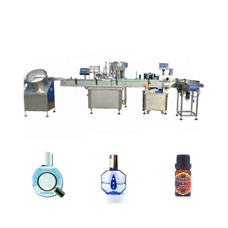 Tovární cena Výrobce Dodavatel lak na nehty láhev plnění uzavírací stroj monoblock a mini