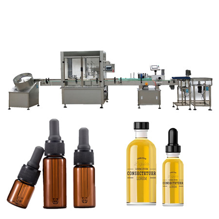 Automatický Vapor e-liquid olejová náplň ucpávka uzávěr etiketovací stroj pro 5 ml 15 ml 20 ml 50 ml jantarová láhev