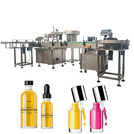Vysokorychlostní plně automatický éterický olej malé parfémy kosmetické láhve plnící stroj shanghai továrně