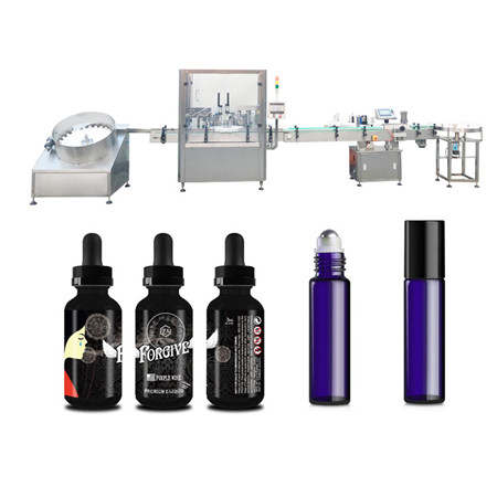 Výroba LIne automatické plnění lahví éterický olej plnící stroj