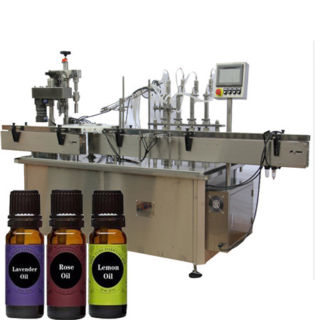 Plně automatický skleněný plnící parfém 10 ml 15 ml 20 ml 30 ml plnící stroj na plnění lahví