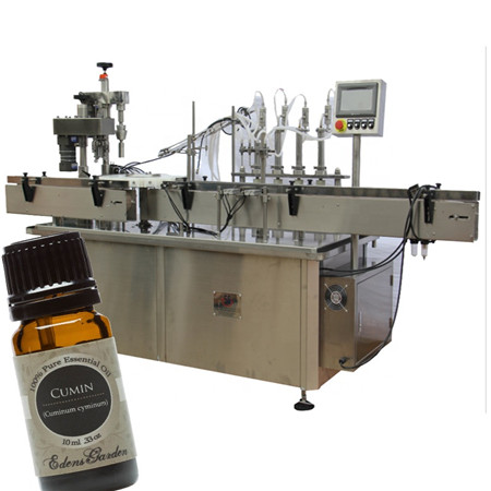 Automatická láhev s éterickým olejem 10 ml 30 ml láhev plnící a uzavírací stroj