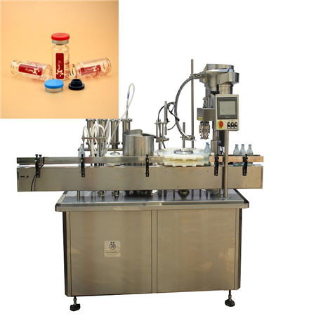 Uzavírací a etiketovací stroj na automatické plnění lahví