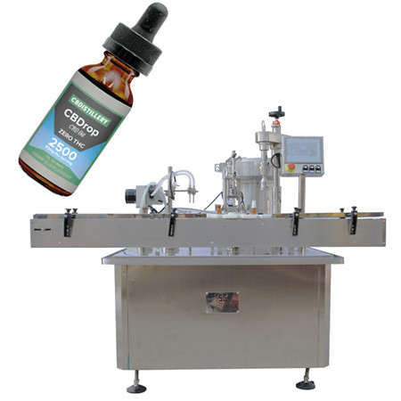Poloautomatická pístová pumpa mazací olejový gel Lotion Small Commercial Wine Bottle Plnící stroj