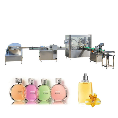 Tovární automatická automatická skleněná láhev 30 ml plnící stroj, plnící láhev na esenciální oleje