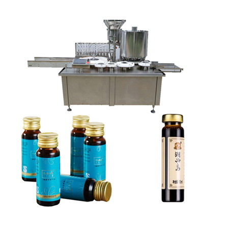 Poloautomatický parfémový plnící stroj pro plnění tekutin na láhev / sáček